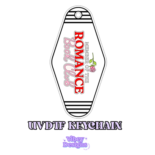 RTS Motel Keychain | Shot glass Decal - Romance Bookclub