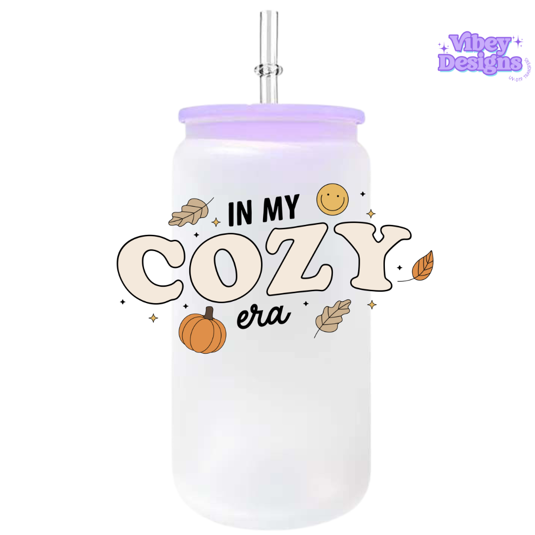 UV-DTF Transfer for Bottle, Glass, Mug, Diary - In My Cozy Era