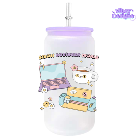 UV-DTF Transfer for Bottle, Glass, Mug, Diary - Small Business Mama