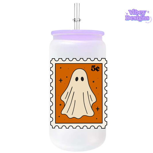 UV-DTF Transfer for Bottle, Glass, Mug, Diary - Ghost Stamp