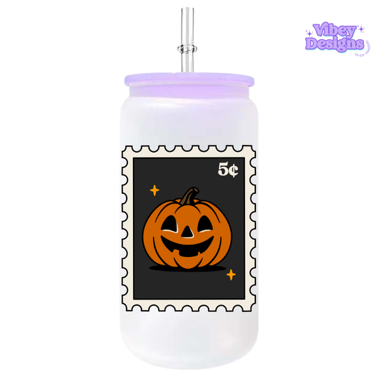 UV-DTF Transfer for Bottle, Glass, Mug, Diary - Pumpkin Stamp