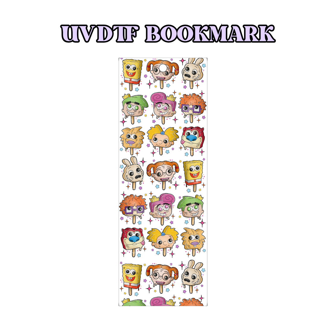 UV-DTF Bookmark Transfer - 90's Pops