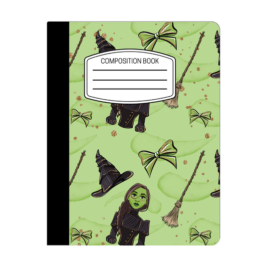 Composition Notebook - Elph Green