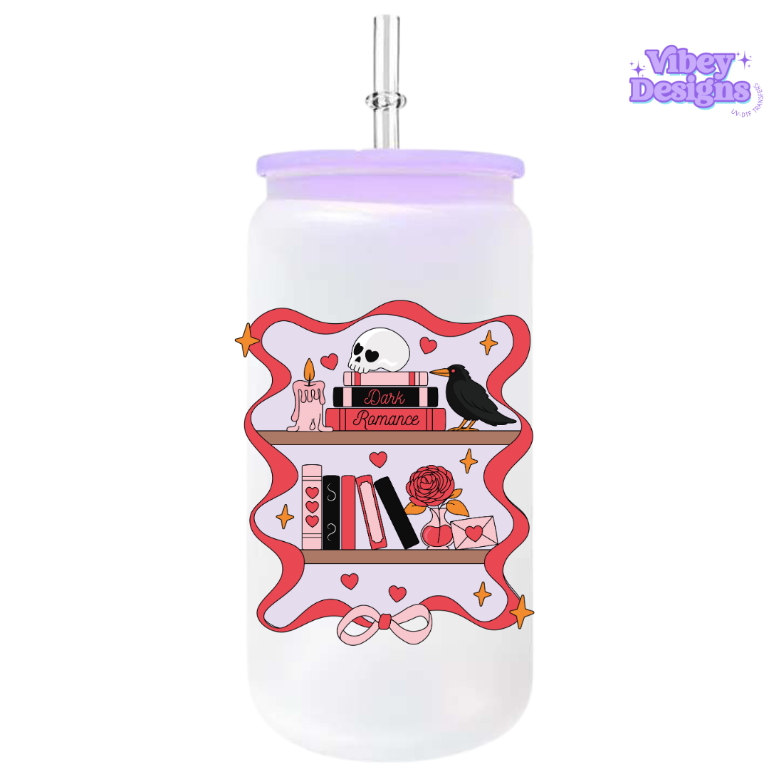 UV-DTF Transfer for Bottle, Glass, Mug, Diary - Dark Romance