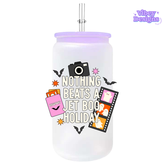 UV-DTF Transfer for Bottle, Glass, Mug, Diary - Jet Boo Holiday V2