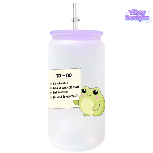 UV-DTF Transfer for Bottle, Glass, Mug, Diary - To Do List