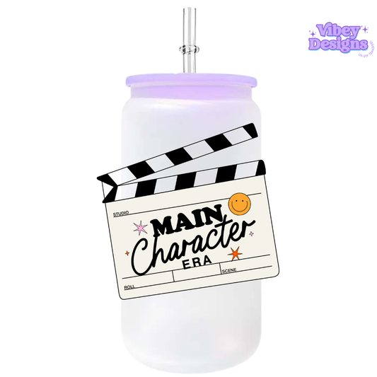 UV-DTF Transfer for Bottle, Glass, Mug, Diary - Main Character