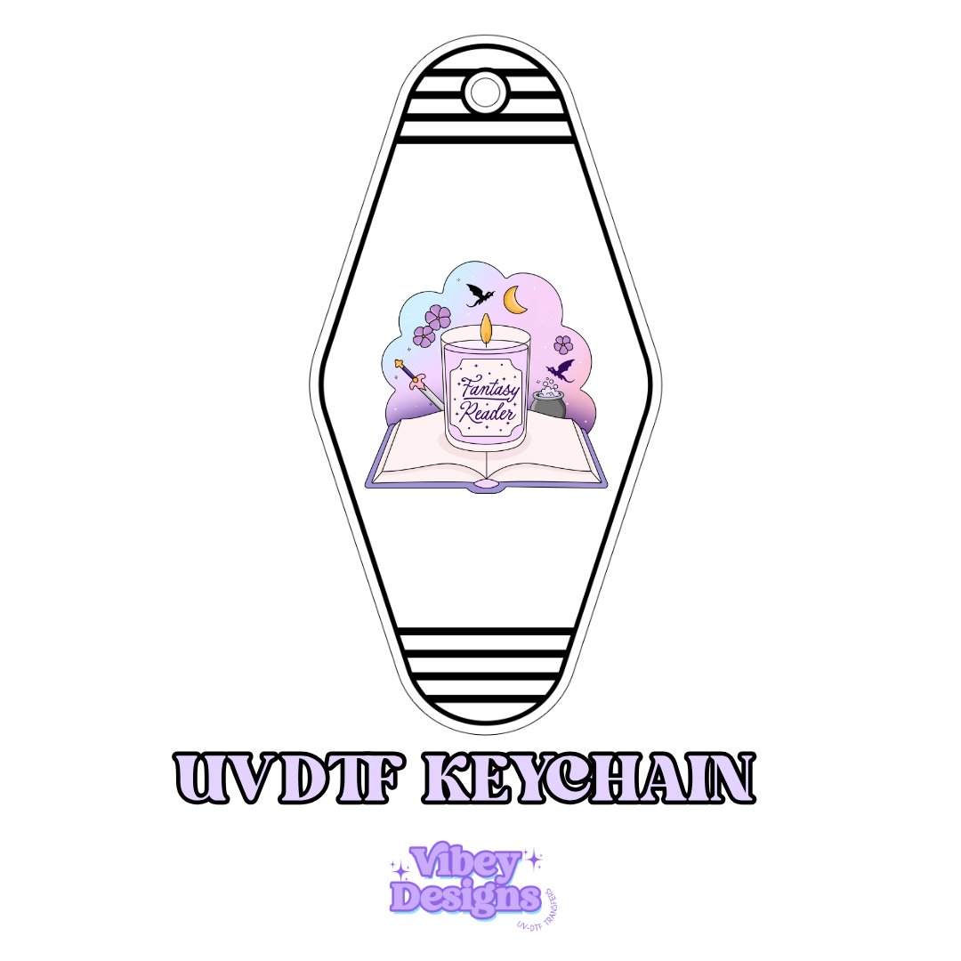 RTS Motel Keychain | Shot glass Decal - Fantasy Reader book