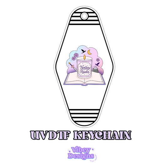 RTS Motel Keychain | Shot glass Decal - Fantasy Reader book