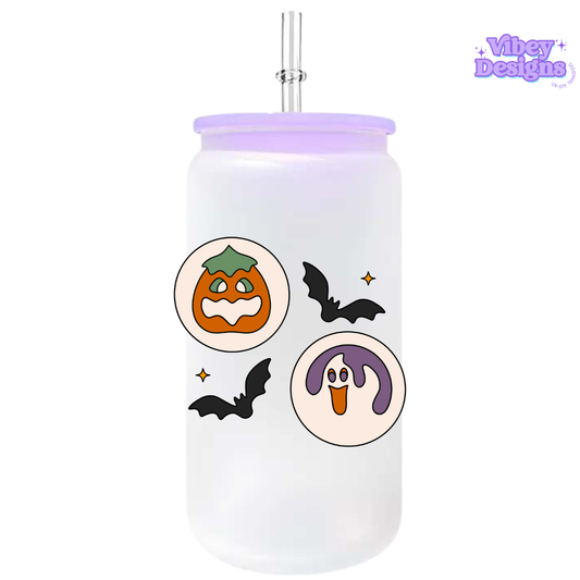 UV-DTF Transfer for Bottle, Glass, Mug, Diary - Halloween Cookies