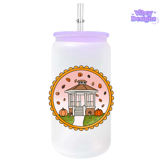 UV-DTF Transfer for Bottle, Glass, Mug, Diary - Stars Hollow Gazebo Circle