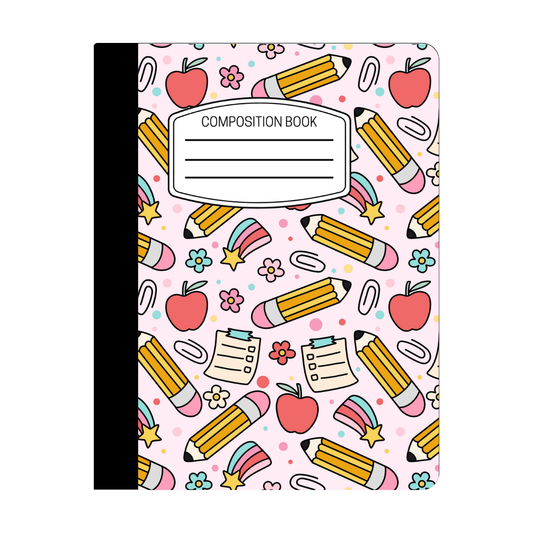 Composition Notebook - School Things