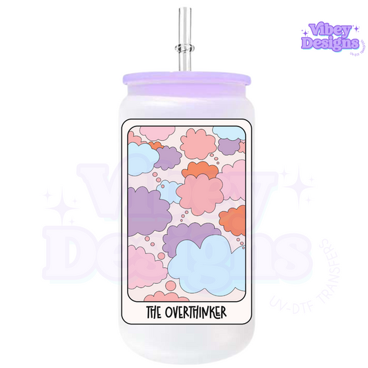 RTS UV-DTF Transfer for Bottle, Glass, Mug, Diary - The Overthinker Tarot