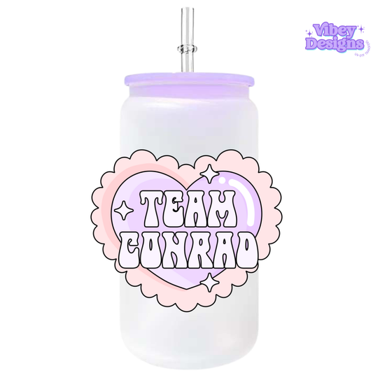 UV-DTF Transfer for Bottle, Glass, Mug, Diary - Team Conrad