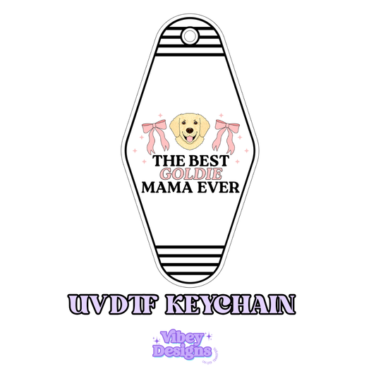 RTS Motel Keychain | Shot glass Decal - Best Goldie Mum