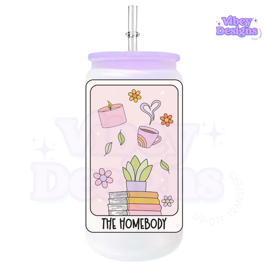 RTS UV-DTF Transfer for Bottle, Glass, Mug, Diary - The Homebody Tarot