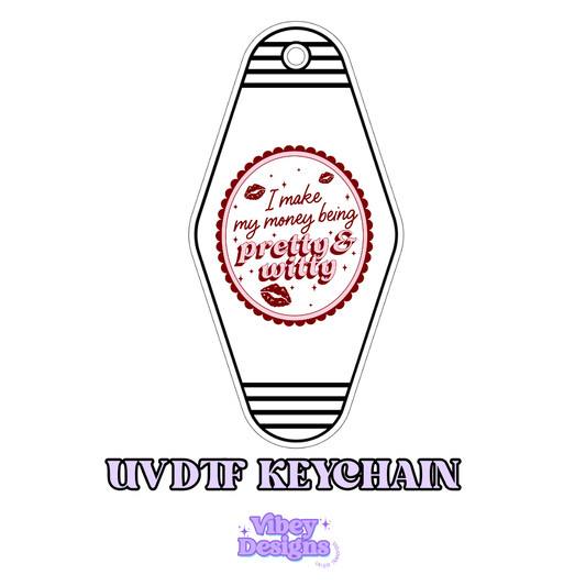 RTS Motel Keychain | Shot glass Decal - Pretty and witty