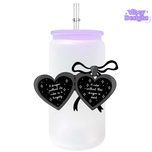 UV-DTF Transfer for Bottle, Glass, Mug, Diary - Dragon Locket