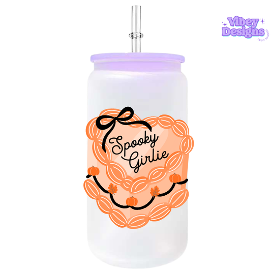 UV-DTF Transfer for Bottle, Glass, Mug, Diary - Spooky Girlie