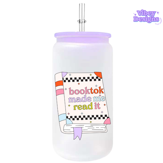 UV-DTF Transfer for Bottle, Glass, Mug, Diary - Booktok made me ready it