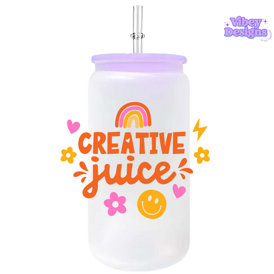 RTS UV-DTF Transfer for Bottle, Glass, Mug, Diary - Creative Juice