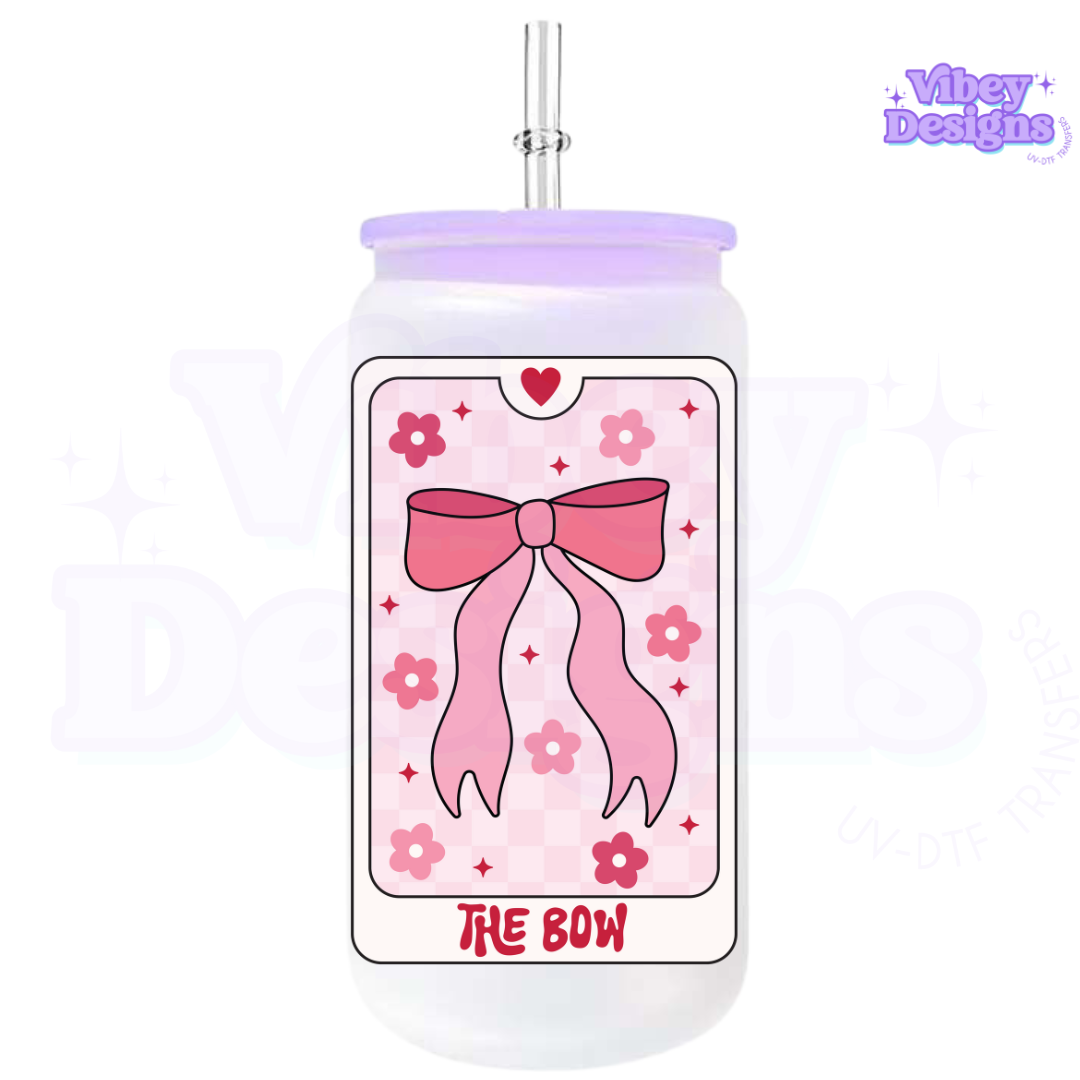 RTS UV-DTF Transfer for Bottle, Glass, Mug, Diary - The Bow Tarot