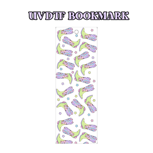 UV-DTF Bookmark Transfer - Cosmic Cowgirl