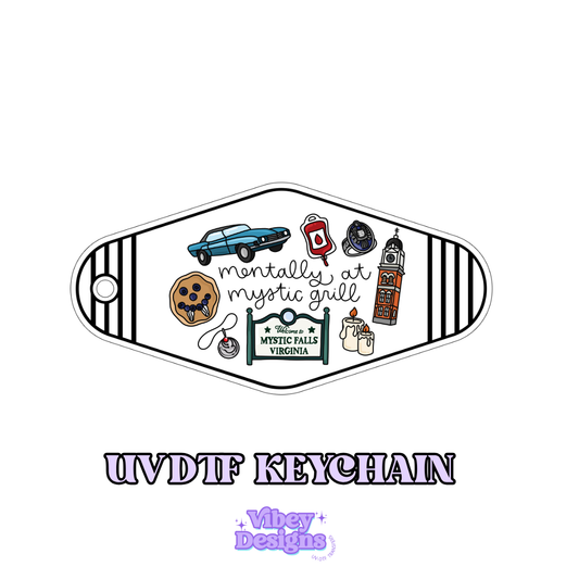 RTS Motel Keychain | Shot glass Decal - Mentally as mystic grill