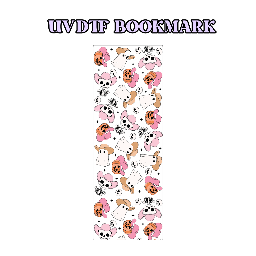 UV-DTF Bookmark Transfer - Howdy Boo's