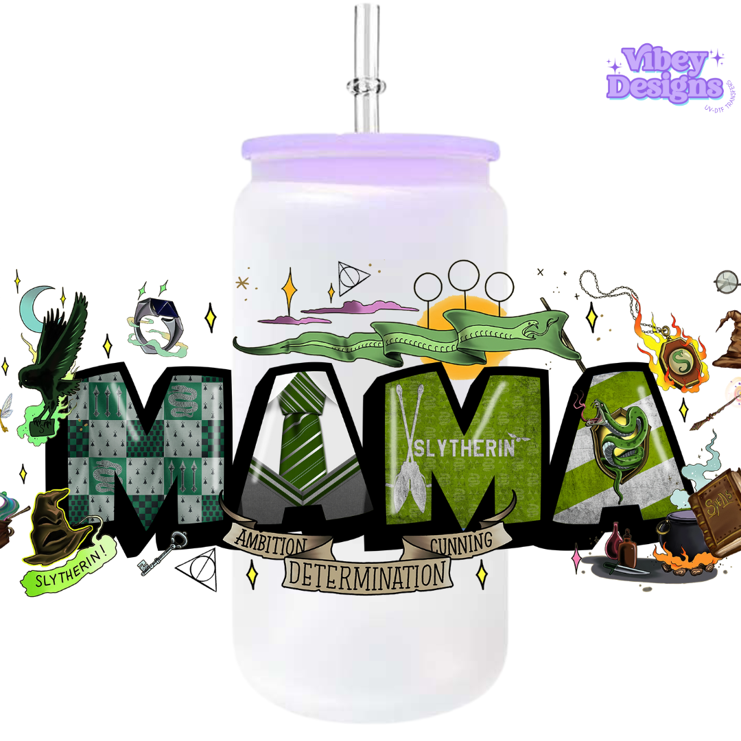Uv Dtf Wrap For 16oz Libbey Glass - Cartoon Mama
