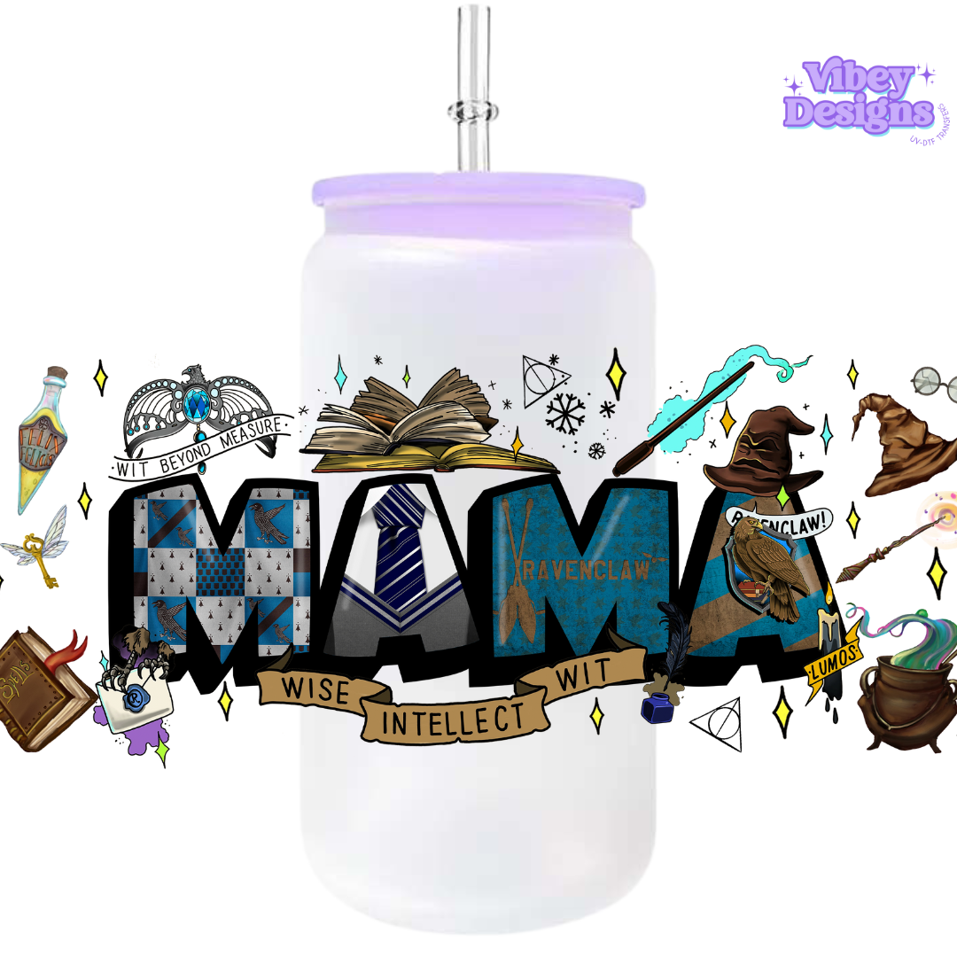 Uv Dtf Wrap For 16oz Libbey Glass - Cartoon Mama
