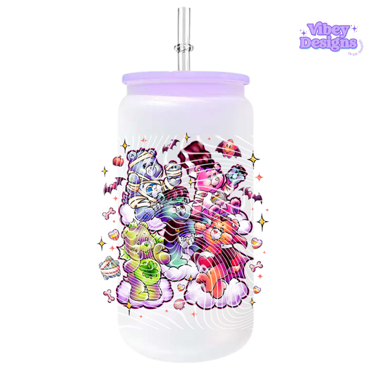 UV-DTF Transfer for Bottle, Glass, Mug, Diary - Scare Bears