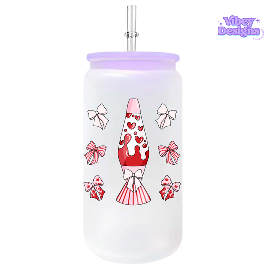 UV-DTF Transfer for Bottle, Glass, Mug, Diary - Lava Lamp Bow Ties
