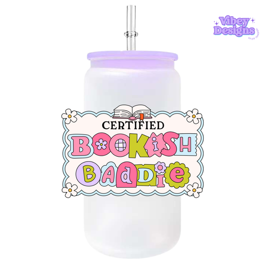 UV-DTF Transfer for Bottle, Glass, Mug, Diary - Certified Book Baddie