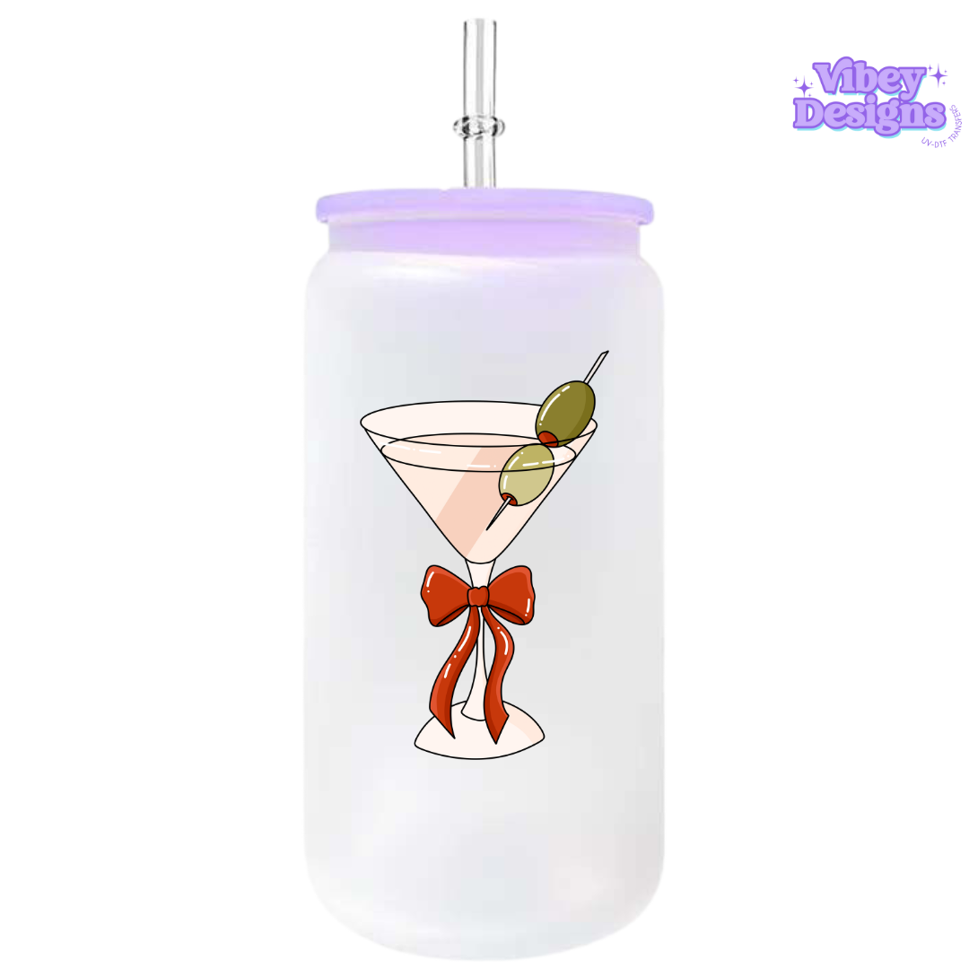 UV-DTF Transfer for Bottle, Glass, Mug, Diary - Martini