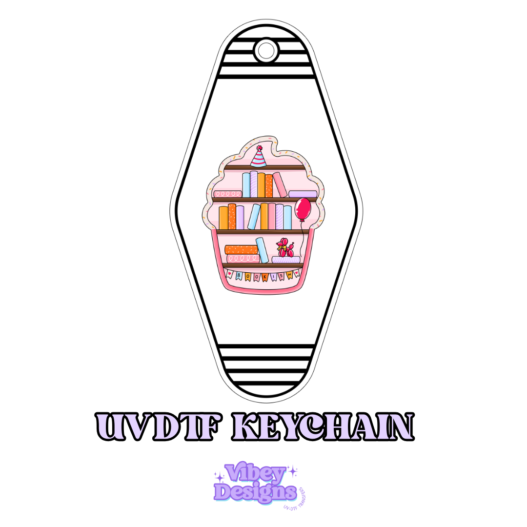 RTS Motel Keychain | Shot glass Decal - Bookish Cupcake