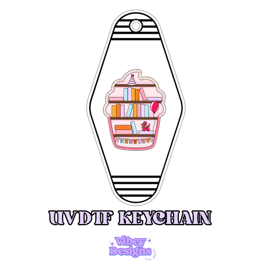 RTS Motel Keychain | Shot glass Decal - Bookish Cupcake