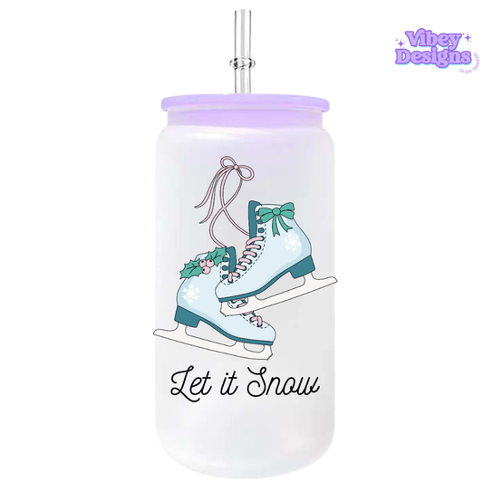 UV-DTF Transfer for Bottle, Glass, Mug, Diary - Let it snow