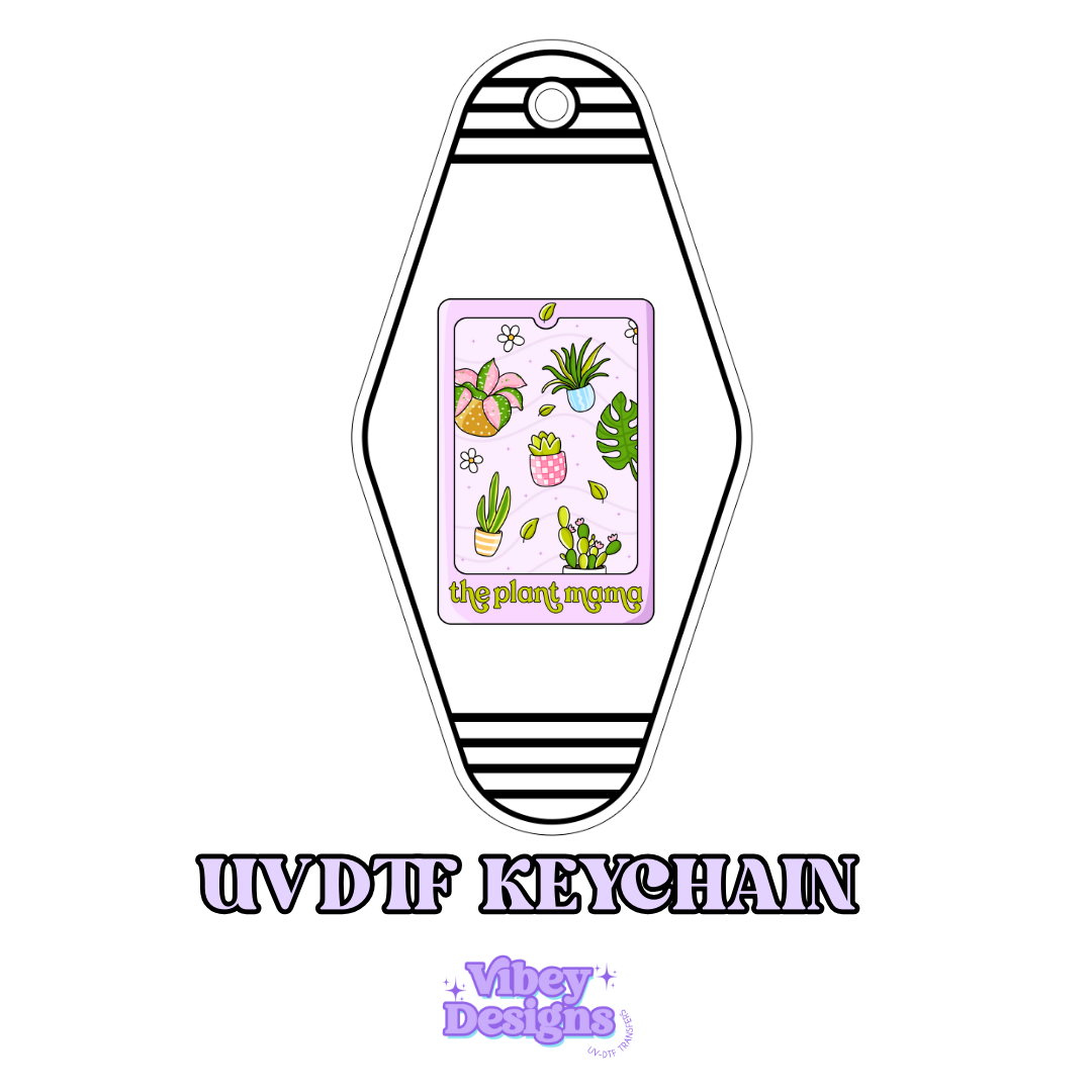 RTS Motel Keychain | Shot glass Decal - Plant Mama Tarot