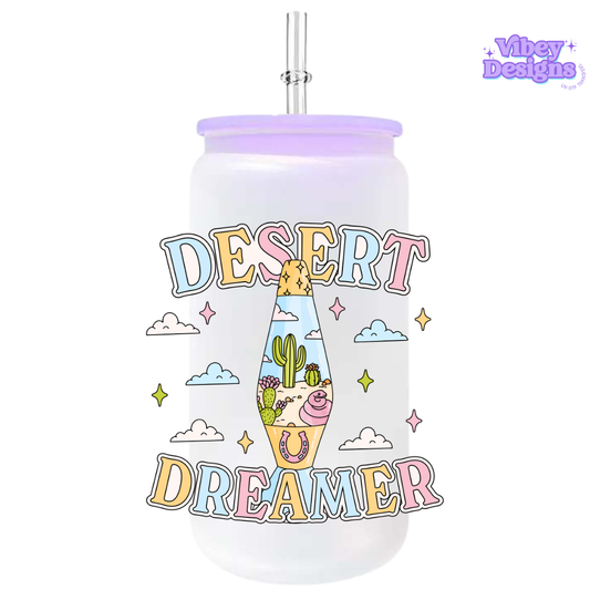 UV-DTF Transfer for Bottle, Glass, Mug, Diary - Desert Dreamer