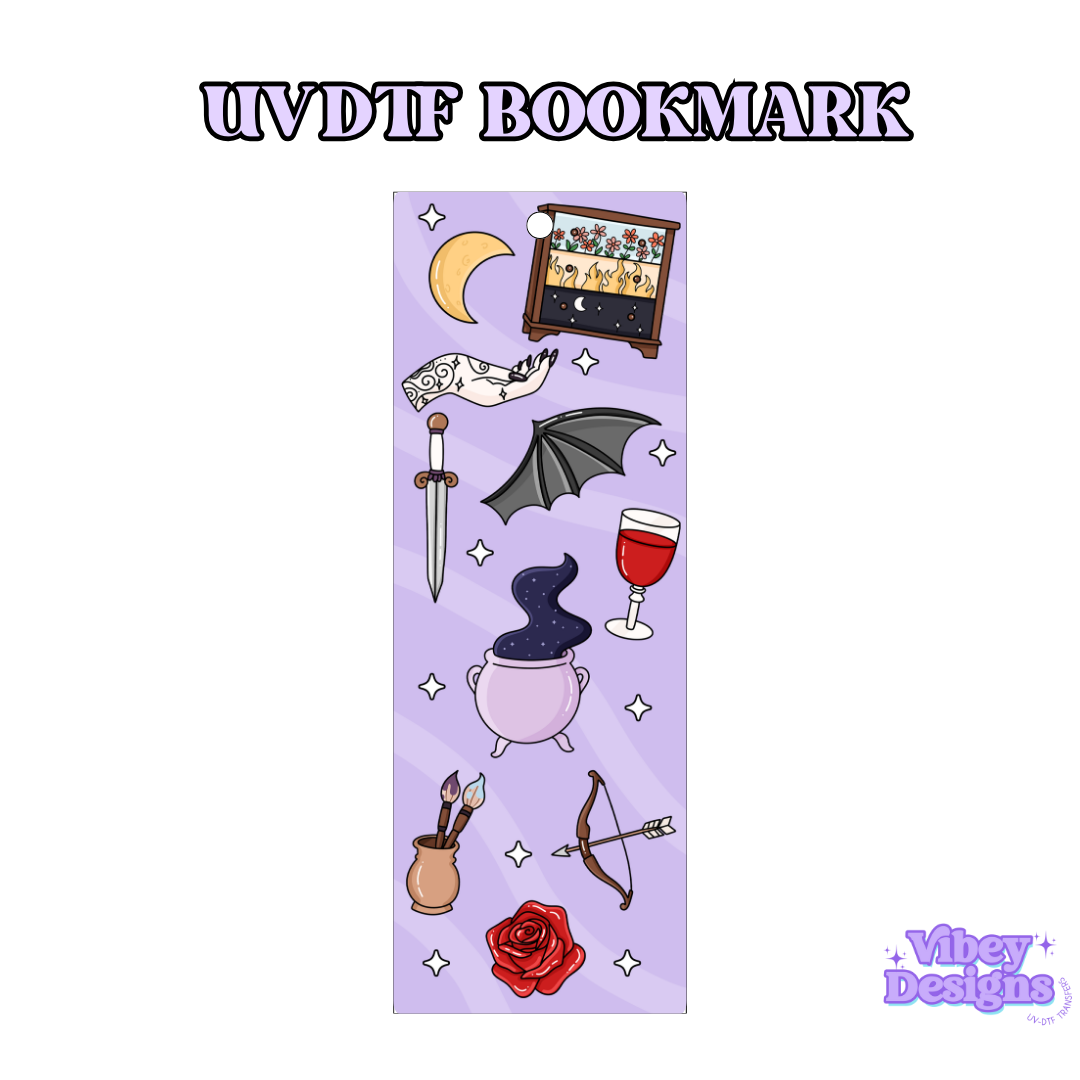 UV-DTF Bookmark Transfer - Acotar