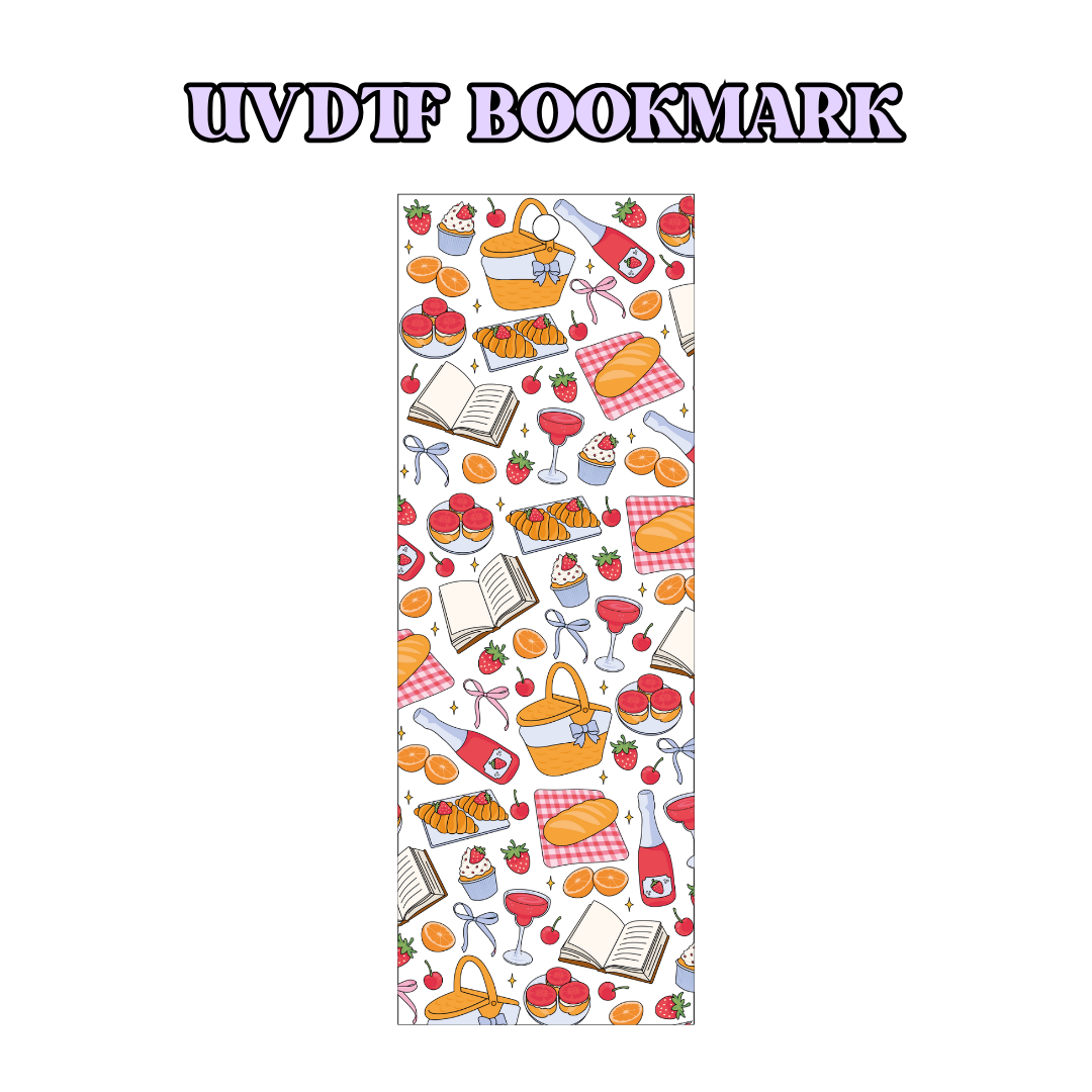 UV-DTF Bookmark Transfer BM100 - Summer Picnic