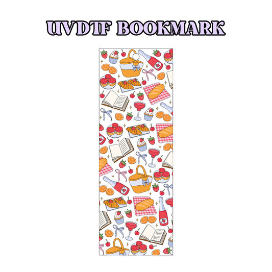 UV-DTF Bookmark Transfer BM100 - Summer Picnic