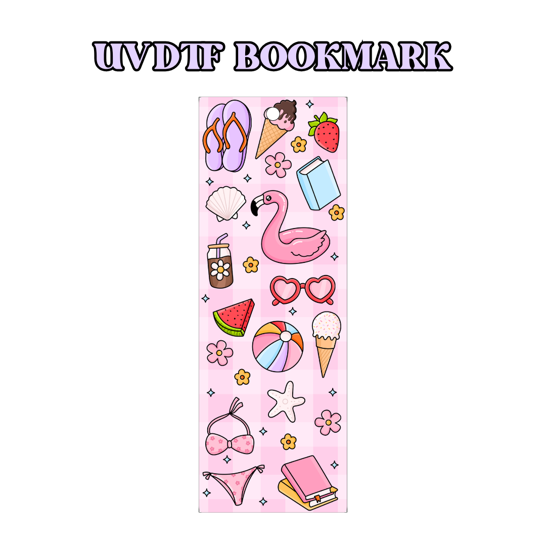 UV-DTF Bookmark Transfer BM103 - Gal Summer