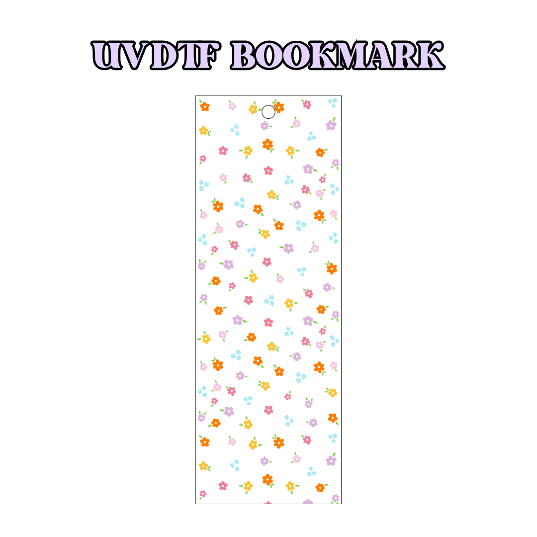 UV-DTF Bookmark Transfer BM106 - 3 Florals