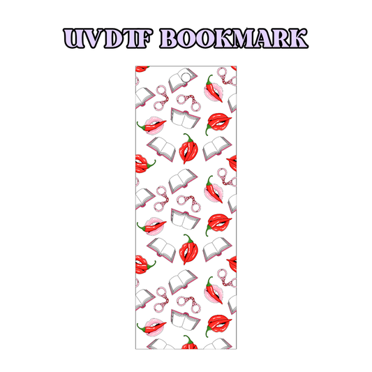 UV-DTF Bookmark Transfer BM108 - Spicy Romance