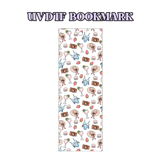 UV-DTF Bookmark Transfer BM113 - Summer Essentials 2