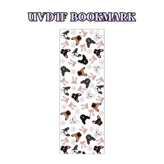 UV-DTF Bookmark Transfer BM115 - Frenchies