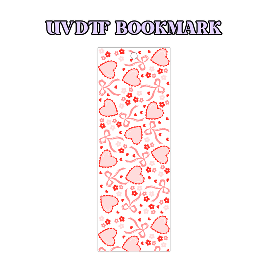 UV-DTF Bookmark Transfer BM22 - Hearts