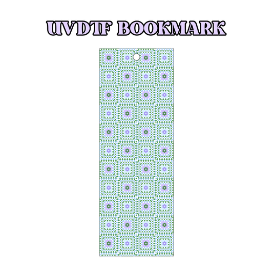 UV-DTF Bookmark Transfer BM24 - Retro Squares
